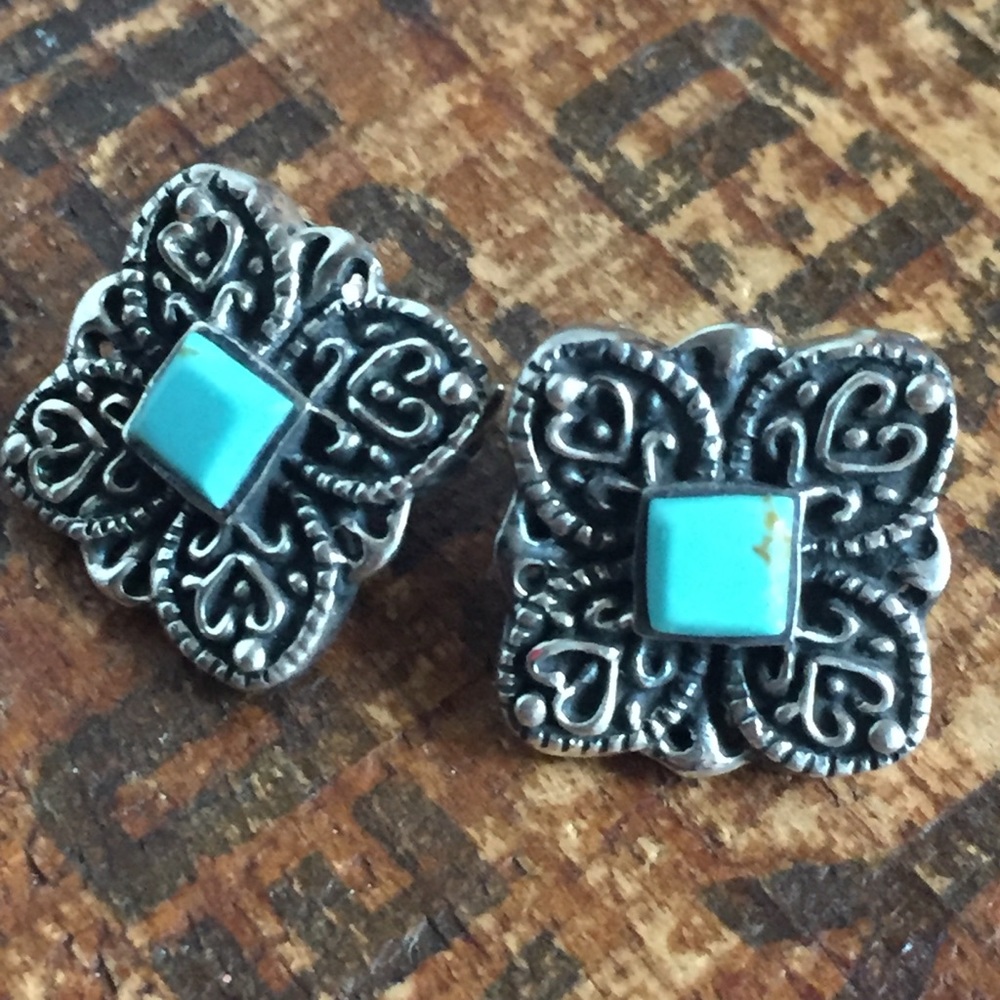 Sterling Silver turquoise earrings